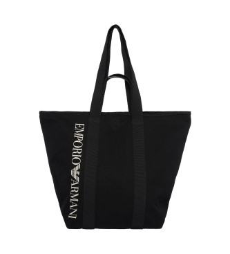 Emporio Armani para mujer. 231795_CC918 Bolso Essential negro (OSFA), Casual, Algodón, Emporio Armani outlet 2024.