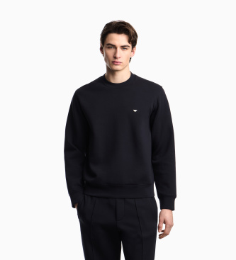 Dubbelstickad sweatshirt