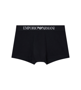 Emporio Armani para hombre. EM000231_AF14133 Bóxer de Punto Elástico negro (M), Homewear, Algodón