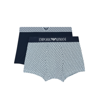 Para hombre. EM001014_AF18885 Set 2 bóxers de punto con mezcla de estampados (L), Homewear, Algodón