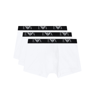 Emporio Armani Homem Branco Para Em000259_af14131 Conjunto De 3 Boxers S Casual (S), Homewear, Algodão