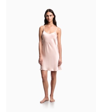 Emporio Armani para mujer. EW000438_AF19036 Vestido Bridal rosa (M), Homewear, Viscosa, Sin mangas / Tirantes