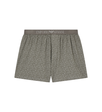 Emporio Armani Bóxers Pattern Mix verde