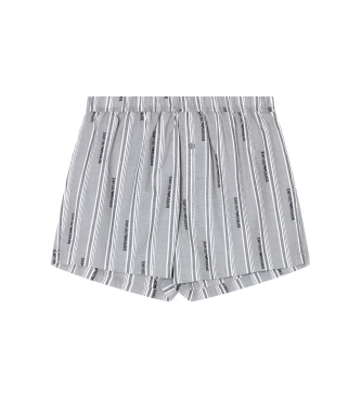 Emporio Armani para hombre. EM001443_AF18543 Bóxer Logoed Pattern gris (L), Homewear, Algodón