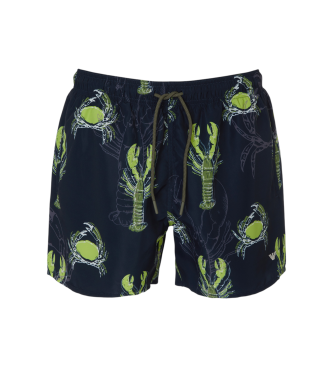 Emporio Armani para hombre. EM000583_AF12347 Bañador Sea Animals marino (L), Beachwear, Poliéster