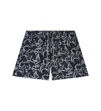 Emporio Armani Homem Preto Para Em000583_af20440 Fato De Banho (L), Beachwear, Poliéster