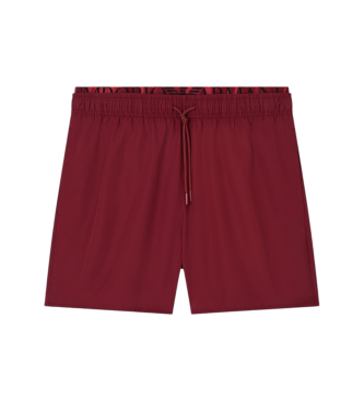 Emporio Armani para hombre. EM000686_AF20432 Bañador Princ burdeos (XL), Beachwear, Poliéster