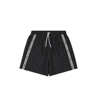 Emporio Armani para hombre. EM001382_AF12333 Bañador tipo pantalón corto con cordón en la cintura negro (L), Algodón, Beachwear