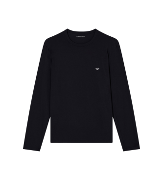 Emporio Armani para hombre. EM000383_AF14988 Camiseta Home negro (M), Homewear, Modal, Manga larga