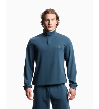 Emporio Armani para hombre. EM003780_AF18887 Sudadera Home marino (XL), Homewear, Algodón
