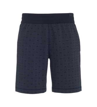 Emporio Armani para hombre. EM000495_AF14992 Bermuda Loungewear Azul (L), Casual, Sintético