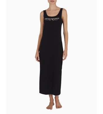 Emporio Armani para mulher. EW000494_AF10881 Vestido de noite preto (XL), Homewear, Poliamida