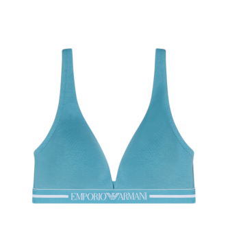 Emporio Armani para mujer. EW000436_AF19023 Sujetador Combi azul (XL), Homewear, Algodón