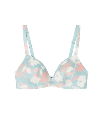 Emporio Armani para mujer. EW000444_AF19035 Sujetador Micro Satén azul (L), Homewear, Poliamida