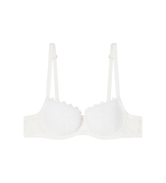 Emporio Armani para mujer. EW001943_AF19033 Sujetador Eternal Lace blanco (85B), Homewear, Poliéster