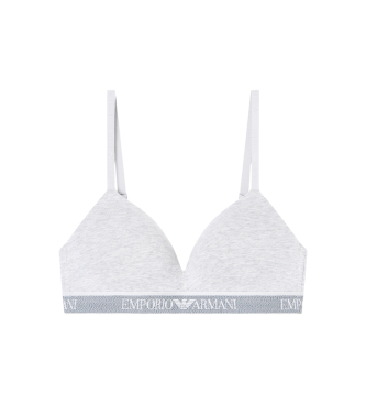 Emporio Armani para mujer. EW000442_AF15345 Sujetador Padded Triangle gris (L), Homewear, Algodón