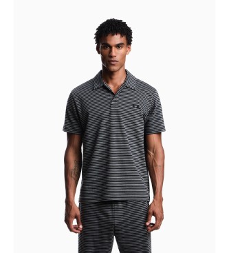Emporio Armani para hombre. EM004118_AF20452 Polo Tejido marino (M), Casual, Algodón, Manga corta
