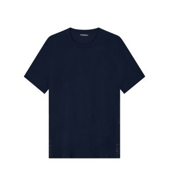 Emporio Armani para hombre. EM000377_AF15374 Camiseta de Casa en Punto básico marino (XL), Homewear, Algodón, Manga corta