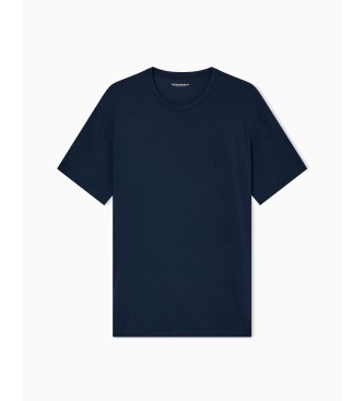 Emporio Armani para hombre. EM000379_AF14988 Camiseta Combi marino (S), Homewear, Nylon, Manga corta