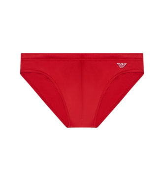 Emporio Armani para hombre. EM000573_AF20424 Bañador Slip Style rojo (S), Beachwear, Poliamida