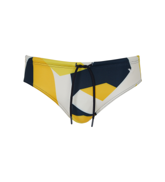 Emporio Armani para hombre. EM000575_AF12341 Bañador Slip Estampado amarillo (XL), Beachwear, Poliéster