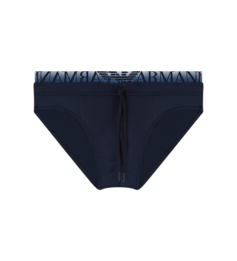 Para hombre. EM000582_AF20432 Bañador slip con banda del logotipo (XXL), Beachwear, Poliamida