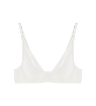 Emporio Armani para mujer. EW002718_AF19030 Sujetador Malla blanco (95B), Homewear, Poliamida