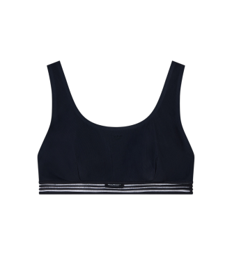 Emporio Armani para mujer. EW001840_AF15355 Sujetador Bralette sin Relleno negro (XL), Homewear, Poliamida
