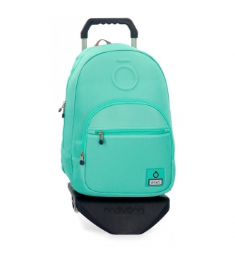 Enso. Mochila com carrinho Basic turquesa -32x46x15x15cm Enso