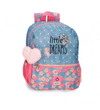 Enso para niña. 9492321 Mochila de paseo Little Dreams 32 cm rosa (OSFA), Casual, Poliéster, moda infantil, Enso outlet 2024.