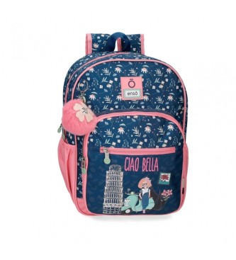 Enso unisex para niños. 95724D1 Mochila escolar Ciao Bella 38 cm adaptable marino (OSFA), Casual, Poliéster, moda infantil, Enso outlet 2024