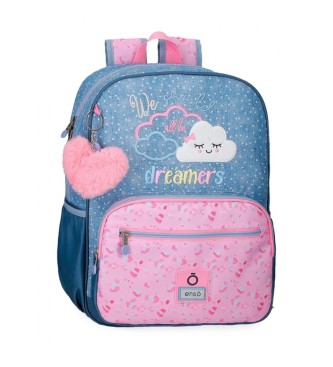 Enso para criança. Mochila escolar com trolley Enso Dreamer azul