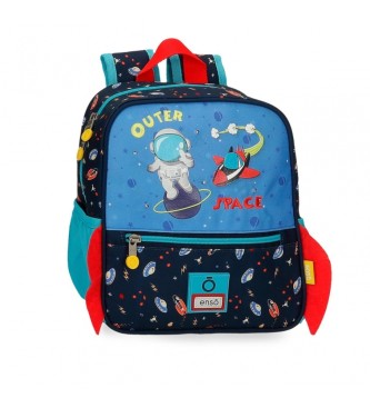 Enso unisex para niños. 95921D1 Mochila preescolar Outer Space adaptable 25 cm (OSFA), Casual, Multicolor, Poliéster, moda infantil, Enso ou