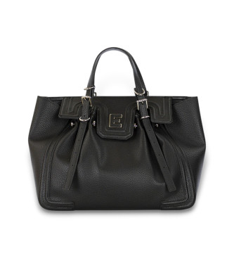 Ermanno Firenze para mulher. 12401832 Saco Giovanna S preto (OSFA), Casual, Poliuretano