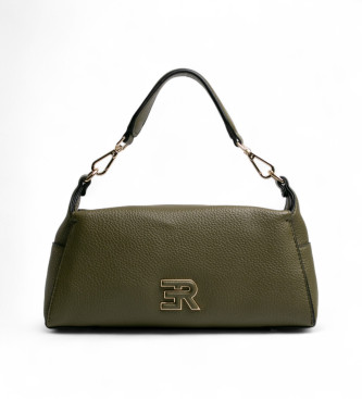 Ermanno Firenze para mulher. 12402015 Mala de mão verde Victoria (OSFA), Casual, Poliuretano