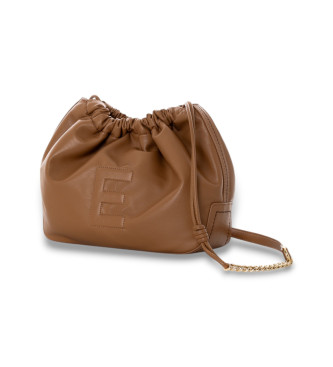 Ermanno Firenze para mulher. 12401872 Bolsa de ombro Tinsley Hobo castanha (OSFA), Marrom, Casual, Poliuretano