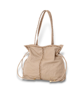 Ermanno Firenze para mulher. 12401845 Bolsa média Tanisha castanha (OSFA), Marrom, Casual, Poliuretano