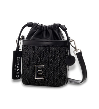 Ermanno Firenze para mulher. 12401918 Mini Terra bag preto (OSFA), Casual, Poliéster