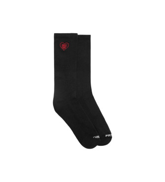 Family First para hombre. SKS2501 Calcetines Heart negro (OSFA), Homewear, Algodón