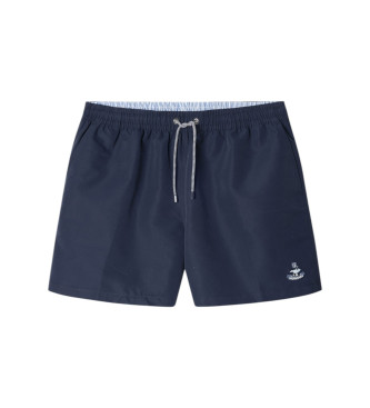 Façonnable para hombre. FMB10185 Bañador Logo Solid marino (S), Beachwear, Poliéster