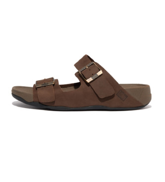 Para hombre. GD2-167 Sandalias de piel Gogh Moc (41), Plano, Casual