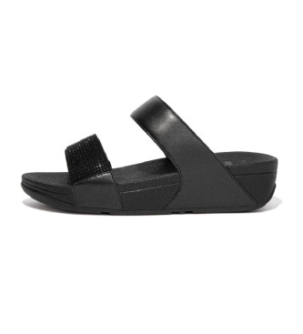 Fitflop Per Donna. EC4-090 Infradito Lulu Crystal Nere (40), Nero, 3 A 5Cm, Nessuno, Casual, Beachwear