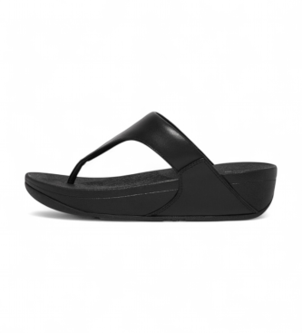 Fitflop para mujer. I88-001 Sandalias de Piel Lulu negro (40), 3 a 5cm, Ninguno, Casual