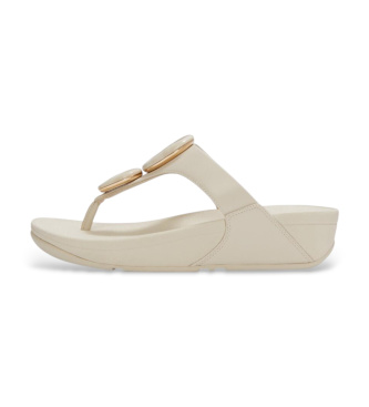Fitflop Sandalias Lulu Marbled-Stone Toe-Post beige