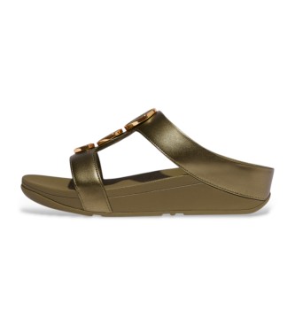 Fitflop för kvinnor. HJ2-C23 Halo Bead-Circle gröna sandaler (39), Karta, Ingen, Casual