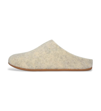 Fitflop para mujer. Q67-731 Zapatillas Chrissie taupe claro (36), Plano, Ninguno, Homewear