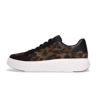 Fitflop para mujer. E6I-D24 Zapatillas de ante RTG animalprint (37), Animal print