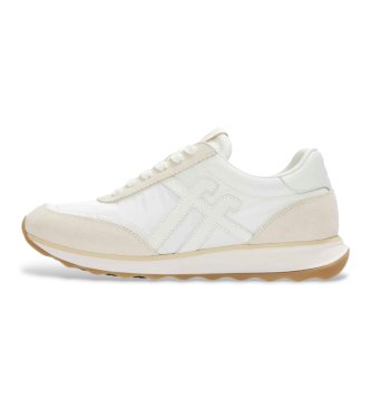 Fitflop Per Donna. A5P-646 Sneakers Pirl Retro-Q Bianche (40), Pelle, Bianco, Basso, Stringhe, Casual