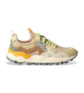 Flower Mountain unisex. 2017818 Zapatillas Yamano 3 multicolor (36), Plano, Ante, Cordones, Casual