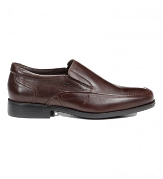 Fluchos para hombre. 7996_MALL_CAFE Mocasines de piel 7996_Mall_Cafe Marrón Medio (45), Plano, 1 a 3cm, Ninguno, Casual, Clásico